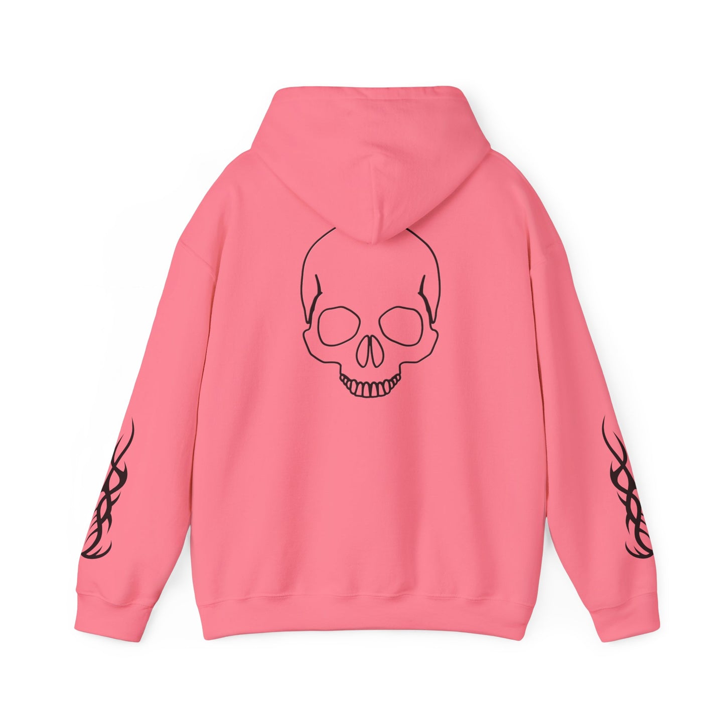 Sudadera Unisex Skull Design Heavy Blend Hoodie for Alternative Fashion Vynora