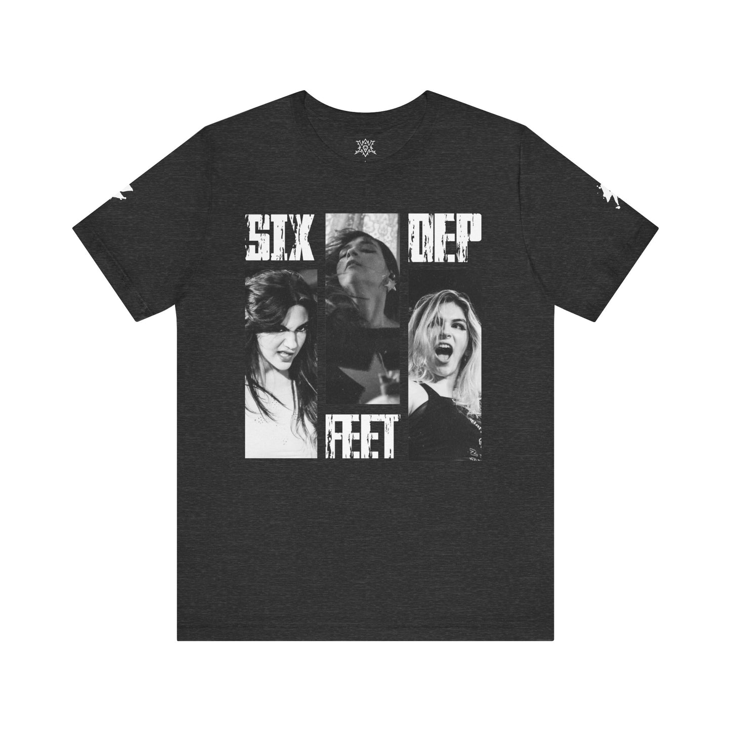 Six Feet Deep The Warning Graphic Tee - Unisex Jersey Short Sleeve Shirt for Alternative Fashion