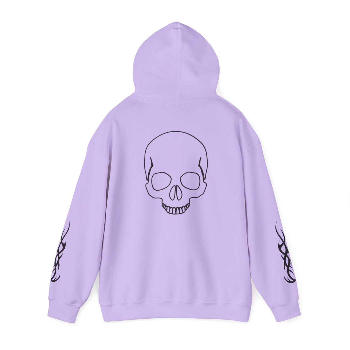 Sudadera Unisex Skull Design Heavy Blend Hoodie for Alternative Fashion Vynora