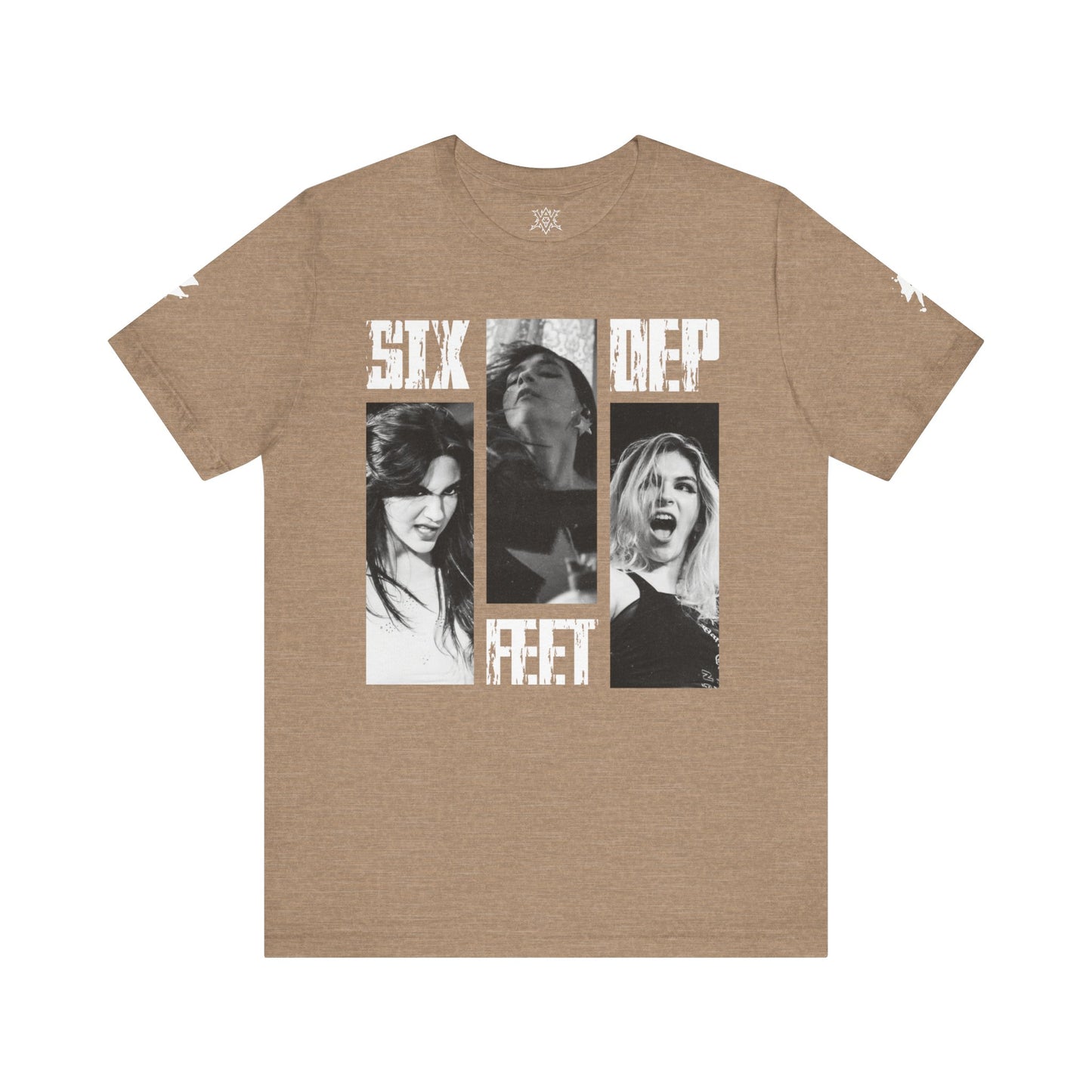 Six Feet Deep The Warning Graphic Tee - Unisex Jersey Short Sleeve Shirt for Alternative Fashion