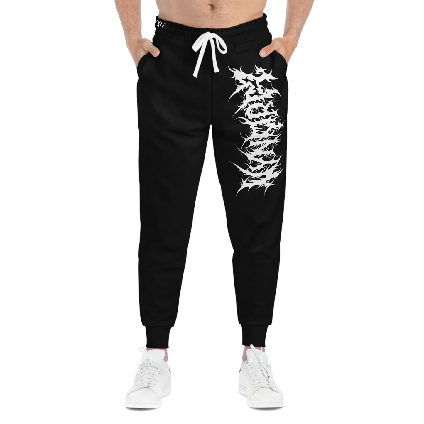 Athletic Joggers (AOP) Black Vynora Metal Logo