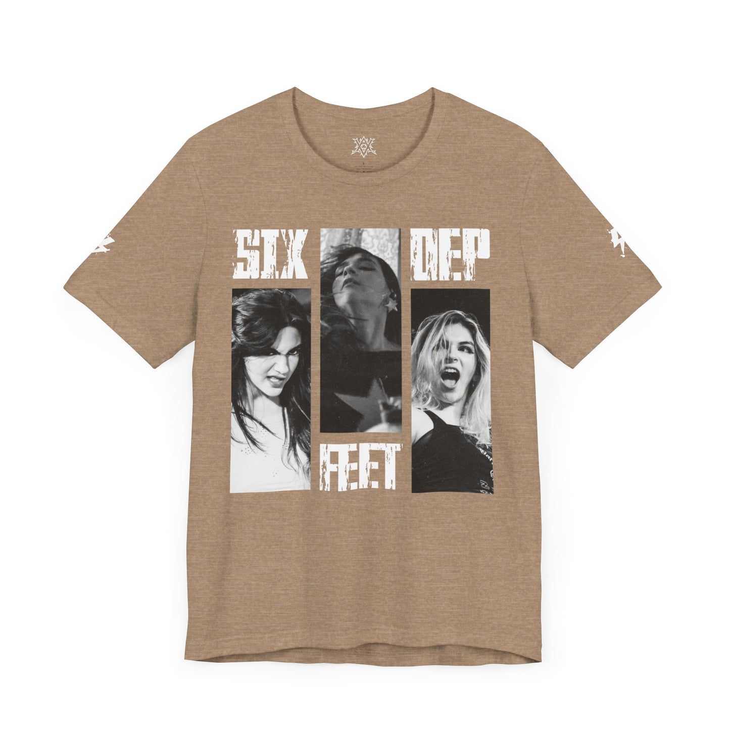 Six Feet Deep The Warning Graphic Tee - Unisex Jersey Short Sleeve Shirt for Alternative Fashion