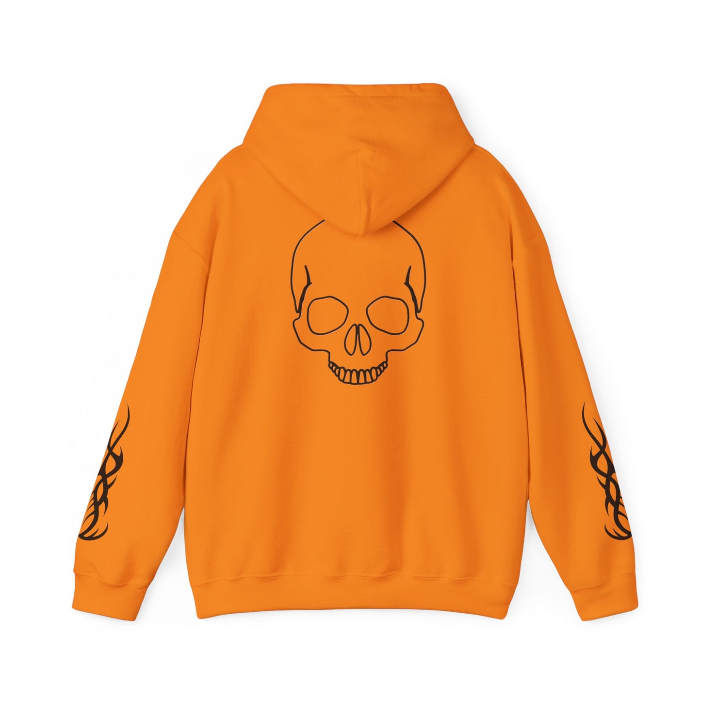 Sudadera Unisex Skull Design Heavy Blend Hoodie for Alternative Fashion Vynora