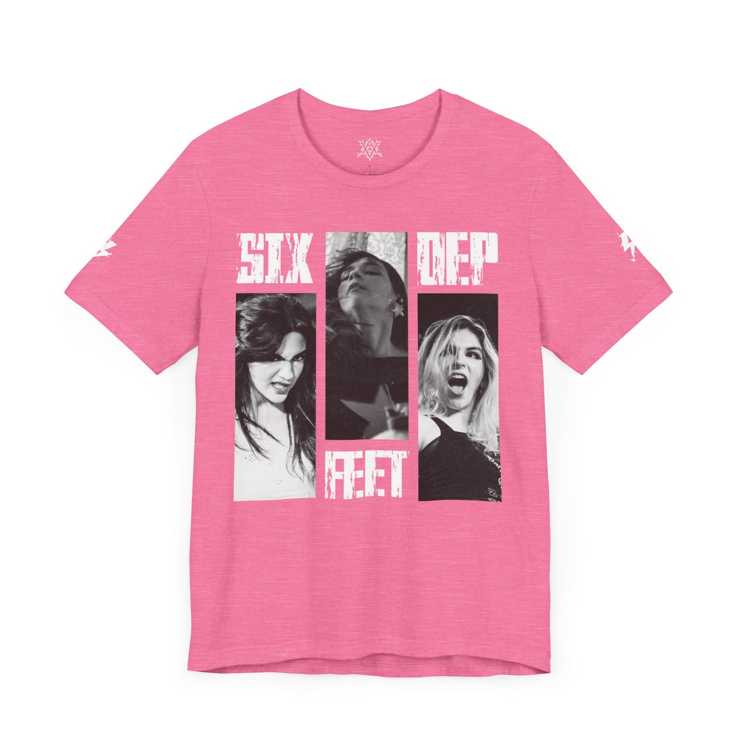 Six Feet Deep The Warning Graphic Tee - Unisex Jersey Short Sleeve Shirt for Alternative Fashion