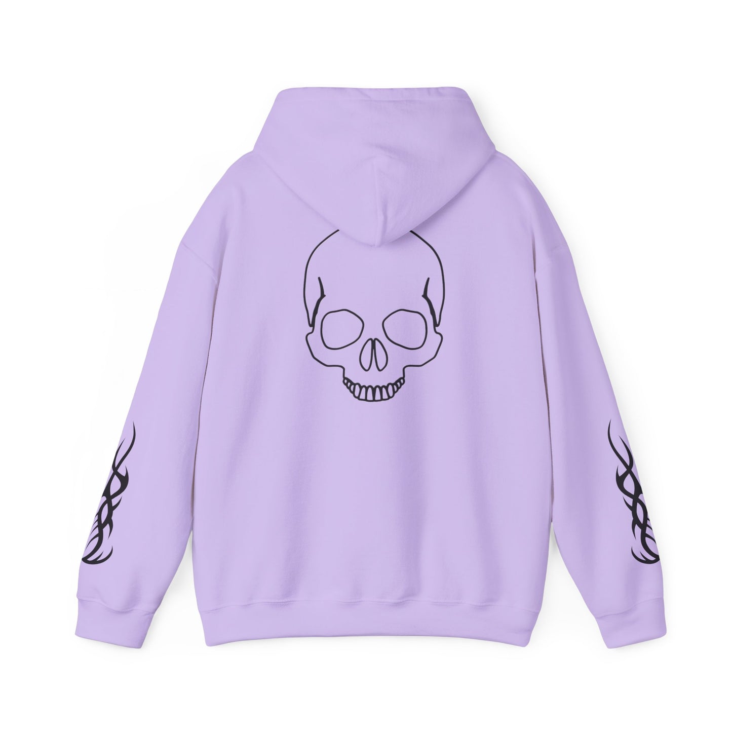 Sudadera Unisex Skull Design Heavy Blend Hoodie for Alternative Fashion Vynora