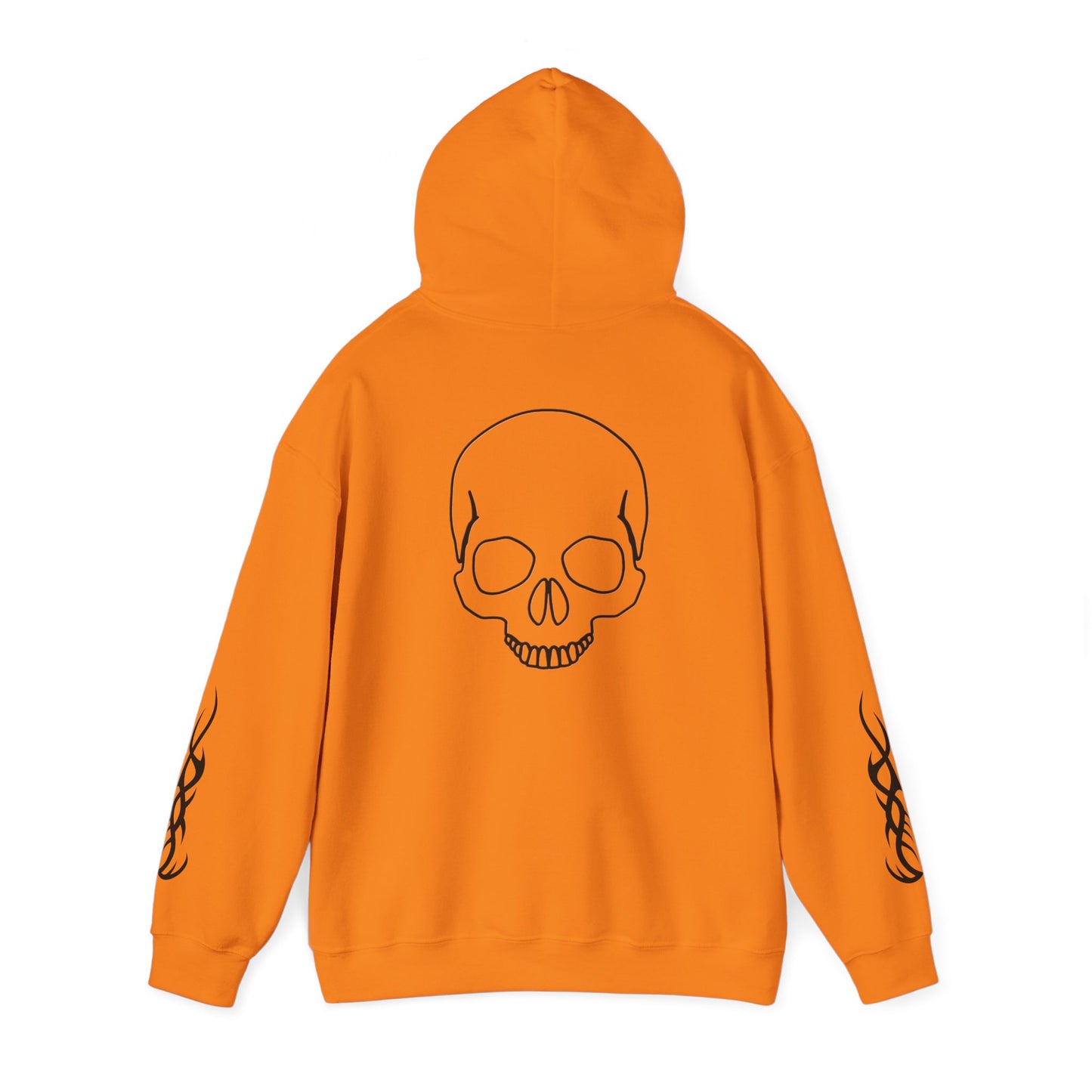 Sudadera Unisex Skull Design Heavy Blend Hoodie for Alternative Fashion Vynora