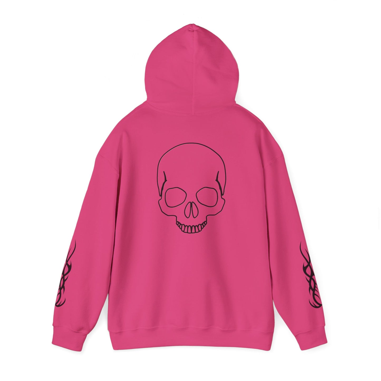 Sudadera Unisex Skull Design Heavy Blend Hoodie for Alternative Fashion Vynora